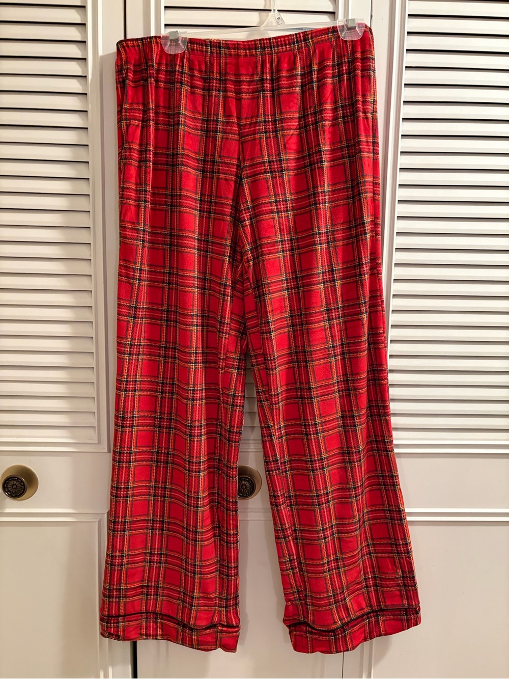 Red Plaid Kids Pajama Pants - Unbranded